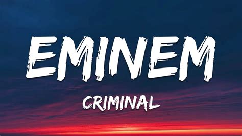 versace eminem lyrics|Criminal Lyrics by Eminem .